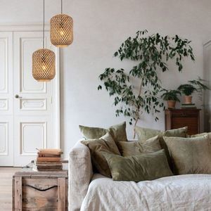 Cesta Bamboo Cage Pendant Lighting For Modern Homes