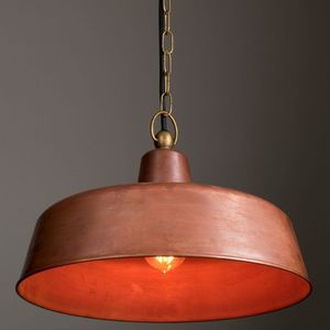 Deksel03 Aged Copper Interior Pendant Light
