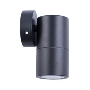 Exterior Gu10 Wall Mounted Pillar-single-black