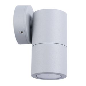 Exterior Gu10 Wall Mounted Pillar-single-grey