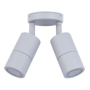 Exterior Gu10 Wall Mounted Spot-double-grey
