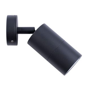 Exterior Gu10 Wall Mounted Spot-single-black