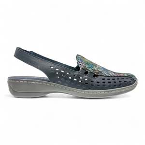 Sandals: Cassini Mot - Navy/Meadow