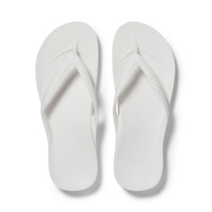 Archies Arch Support Jandals - White
