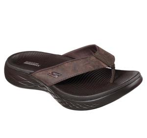Mens Jandals: Skechers Mens On-The-Go 600 - Seaport - Chocolate