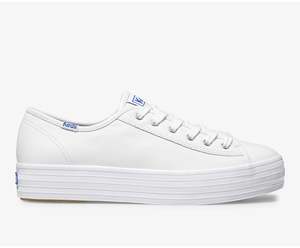 Keds: Keds Triple Kick - White Leather