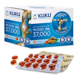 KUKU Mussel Oil 37,000  - High Strength - 120 caps