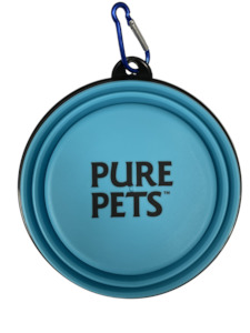 Pure Pets Collapsible Silicone Travel Bowl