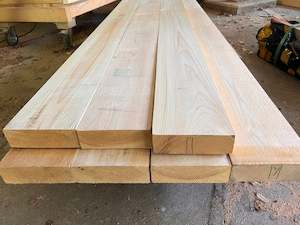 Timber: Japanese Hinoki Beams - Premium - 155mm x 50mm x 2200mm - Rough Sawn - 0.12m3