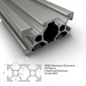 2040 Aluminum Extrusion - T Slot