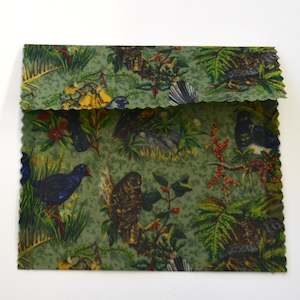 Beeswax Food Bags: Birds of Aotearoa Snack Bag
