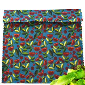 Beeswax Food Bags: Pohutukawa Salad Bag