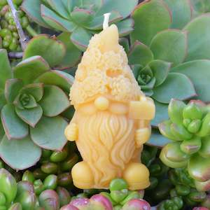 Easter Candles: Wal the Welcome Gnome Beeswax Candle