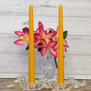 Iris Beeswax Dinner Candle
