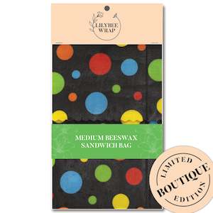 Beeswaxwraps And Bags: Dotty - medium sandwich bag
