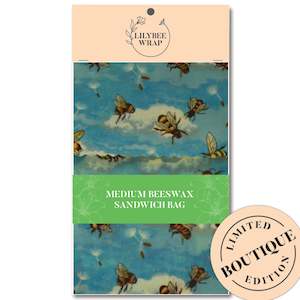 Blue Sky Bees - medium sandwich bag