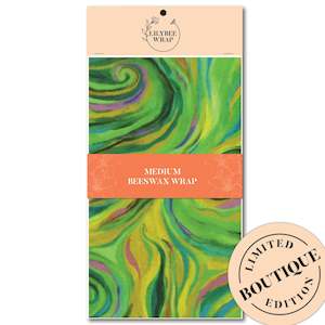 I Dream In Green - medium beeswax wrap