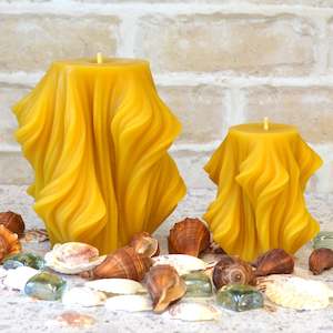 Go With The Flow Beeswax Candle