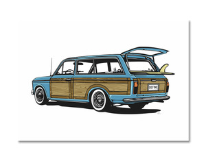 Beach Cruiser Art Print