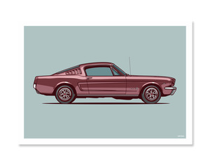 Ford Mustang Art Print