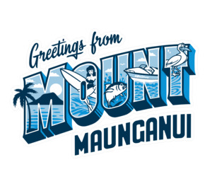 Products: Greetings From Mount Maunganui Sticker