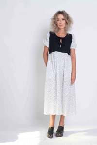 Sheryl May Cotton Polka Dress
