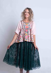 Sheryl May Pink Nostalgia Top