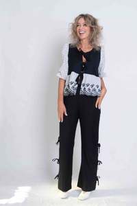 Sheryl May Polka Dot Top