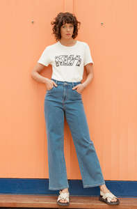 New London: New London Corfe Wide Leg Jean