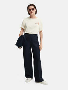 Scotch Soda: Scotch & Soda Edie Tailored Wide Leg Pant