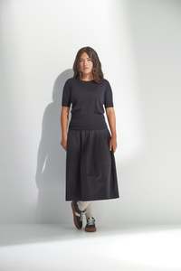 Standard Issue Merino High Rib T-Shirt Navy