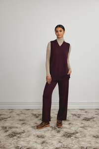 Standard Issue Merino Vest Fig