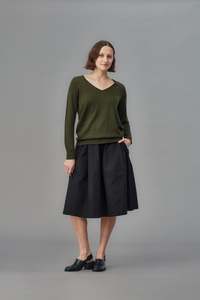 Knitwear: Standard Issue Merino V Neck Slouchy