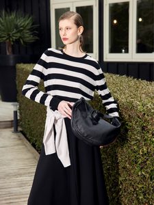 Caroline Sills Eleanor Striped Cashmere Sweater