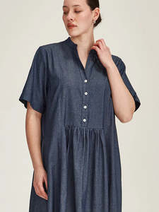 Caroline Sills: Sills Vicky Chambray Dress