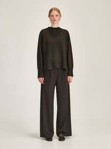 Caroline Sills: Sills Kelsey Check Wide Leg Pant
