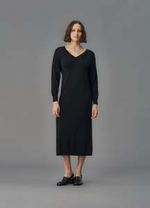 Standard Issue Merino V Neck Dress