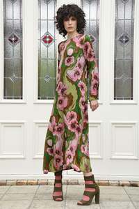 Curate Charge It To My Room Dress Pink & Green