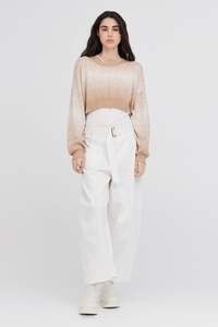 Taylor Gradient Art Sweater Sand/Ivory