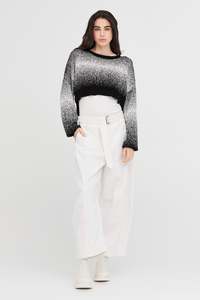 Taylor Gradient Art Sweater Black/Ivory