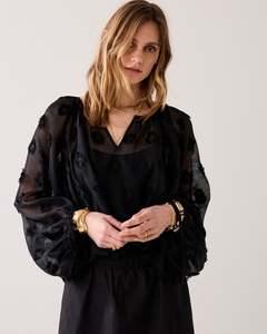 Summum 3D Blouse Black