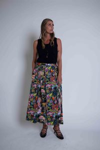 Designers 1: Sheryl May Fauvist Garden Pleat Skirt