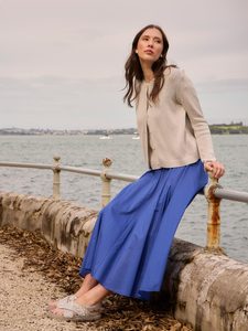 Caroline Sills: Sills Zaiya Skirt Electric Blue