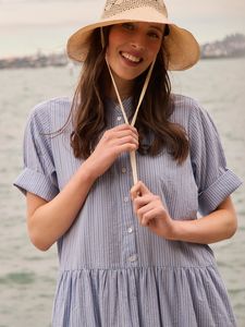 Caroline Sills: Sills Monica Stripe Dress