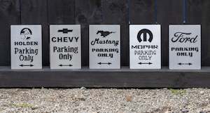 Signs: Parking Only Signs