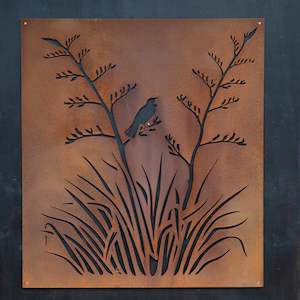 Garden: Flax Tui Panel