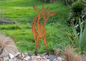 Staked Garden Art: Goat