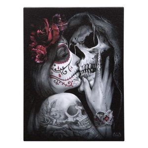 Products: Canvas Plaque Dead Kiss by Spiral Direct