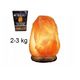 SECOND 2-3 kg Natural Himalayan Salt Lamp with Dimmer Lead