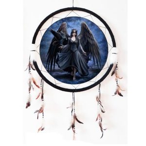 Products: Dreamcatcher Raven 62cm by Anne Stokes